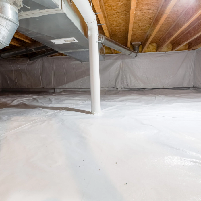 crawl space fully encapsulated